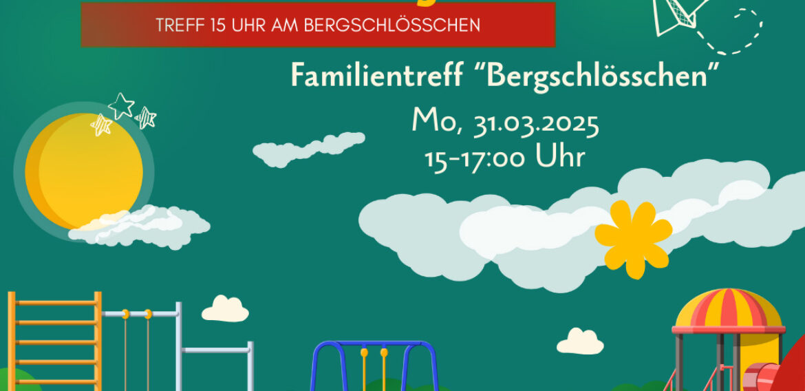 Spiel, Spaß & Bewegung auf dem Spielplatz mit dem Familientreff