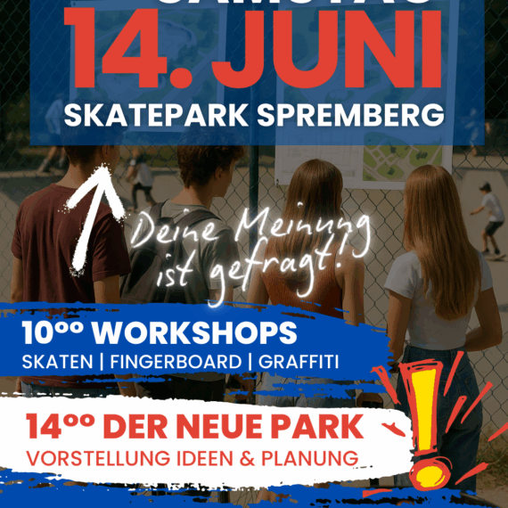 Beteiligungsworkshop | Skatepark am 14. Juni 2025