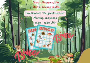 Waldbingo mit dem Familientreff