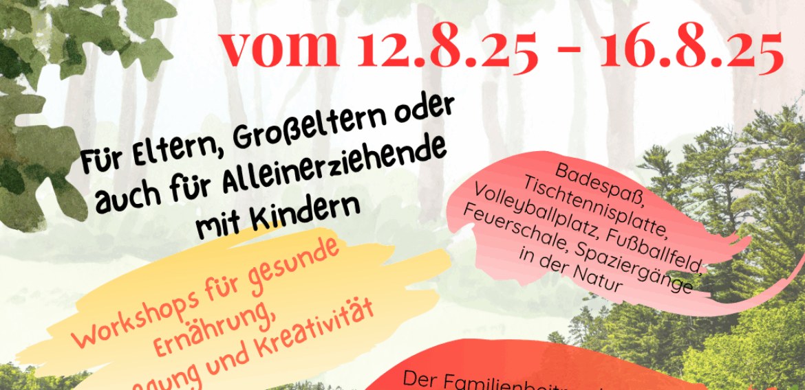 Feriencamp für Familien am Felixsee: 12. bis 16.08.2025