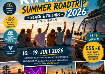 RIMINI SUMMER ROADTRIP 2026 – Jugendfahrt